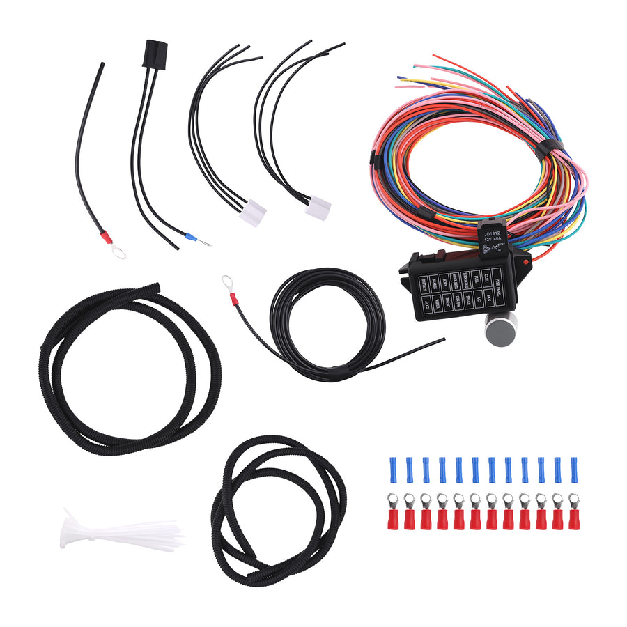Vehicle Side Light Harness For Western Fisher Blizzard Snow Ex Plows 26357 22413