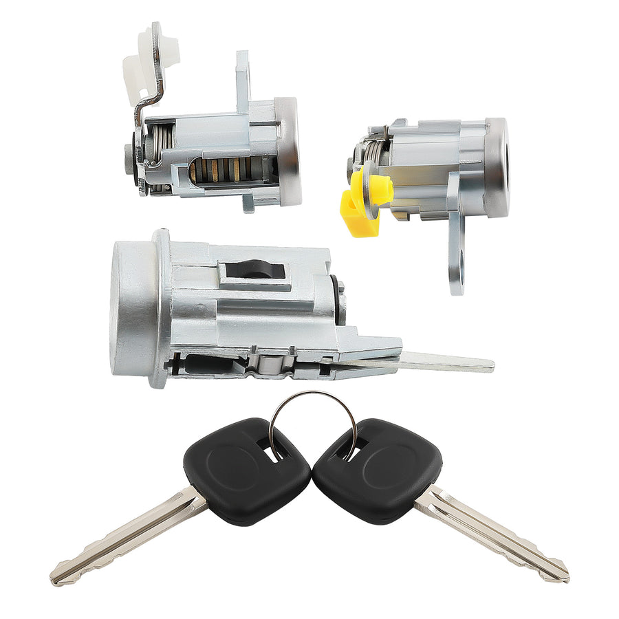 Same Key Matched Ignition Switch Door Lock Cylinder compatible for Toyota Tacoma 1995-2003