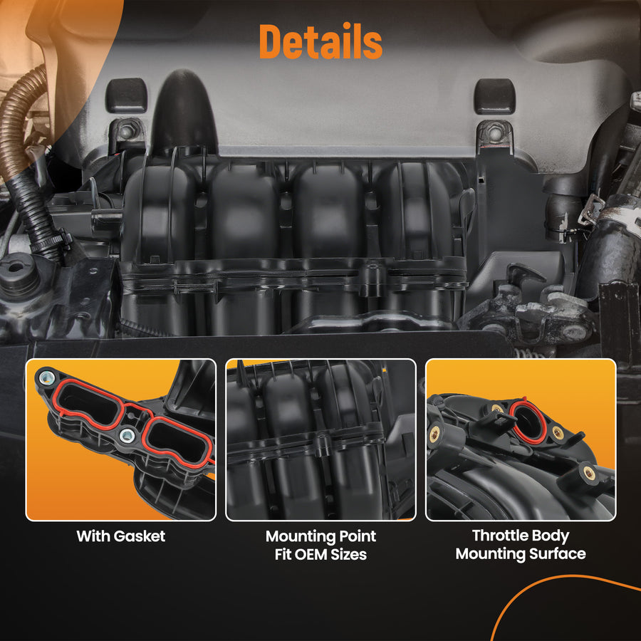Engine Intake Manifold compatible for Toyota Corolla 2.0L L4 2019 2020 2021-2023 17120F2010