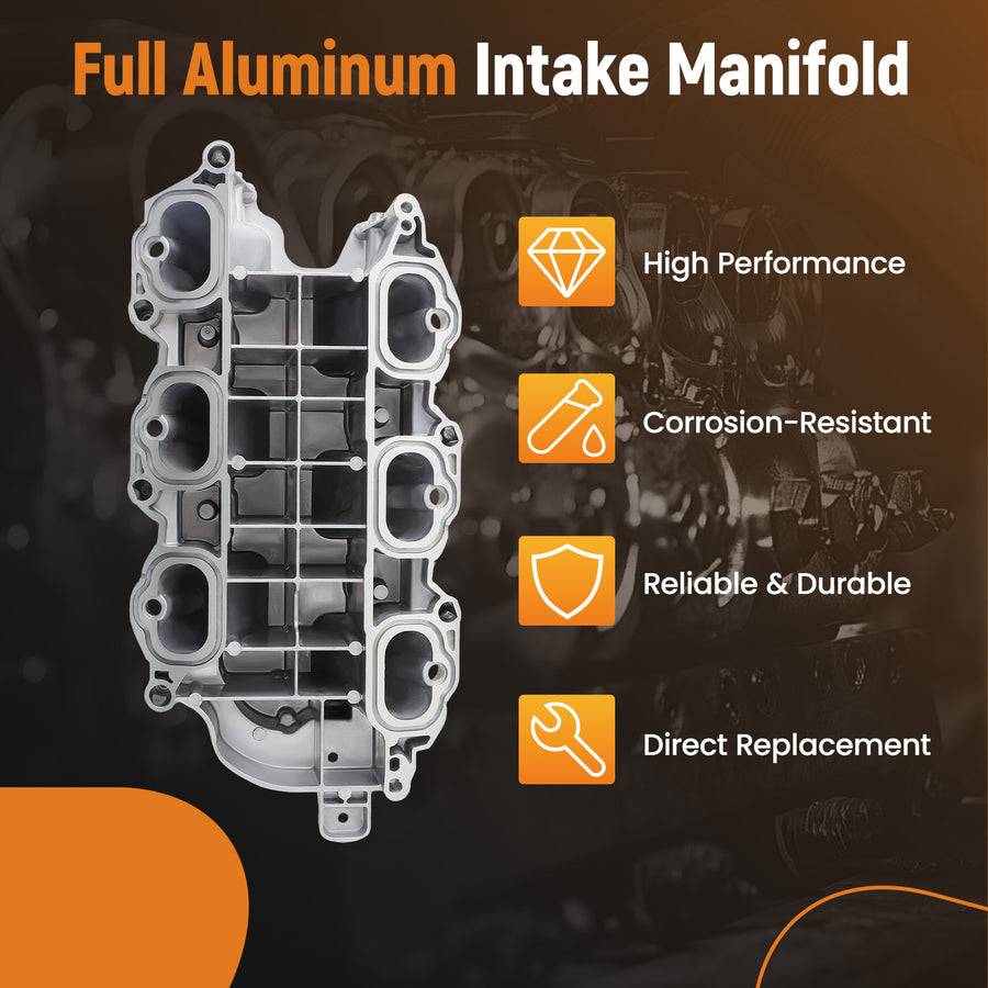 Full Aluminium Lower Intake Manifold For 11-18 compatible for Chrysler Dodge Jeep RAM 05184199AF