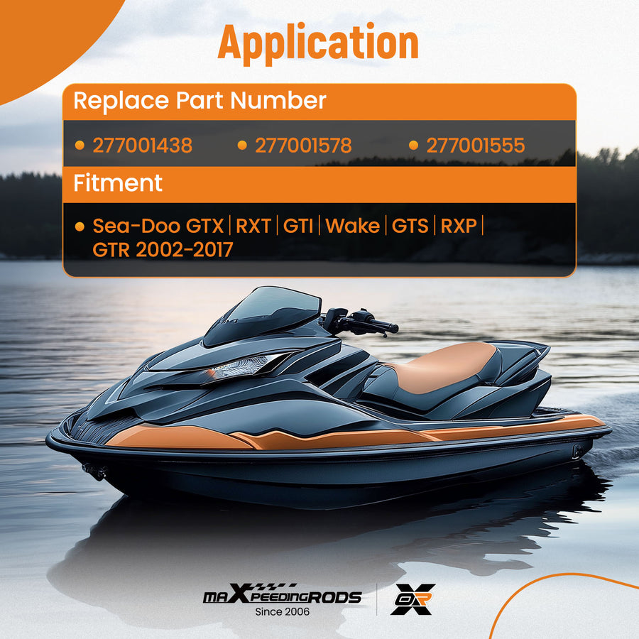 Steering Cable compatible for Sea-Doo GTX RXT GTI Wake RXP GTR 02-2017 277001438 277001578