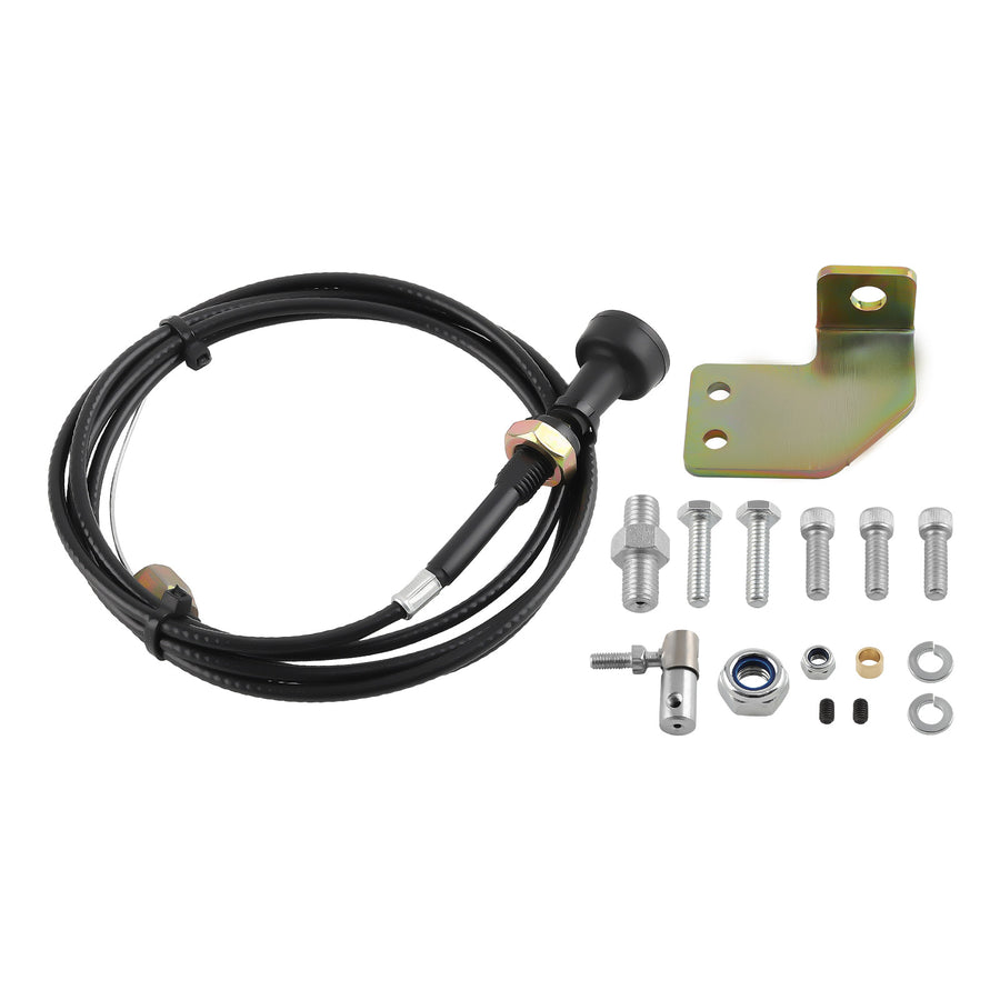 Manual Fuel Shut Off Solenoid Cable Set compatible for Dodge Cummins P-pump 12V 4BT 6BT New