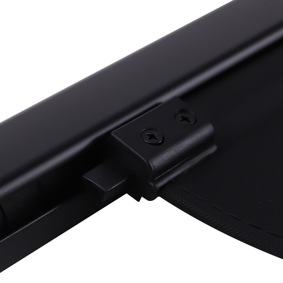 Retractable Cargo Cover compatible for Honda Passport 2019 2020 2021 2022 2023 2024 Black