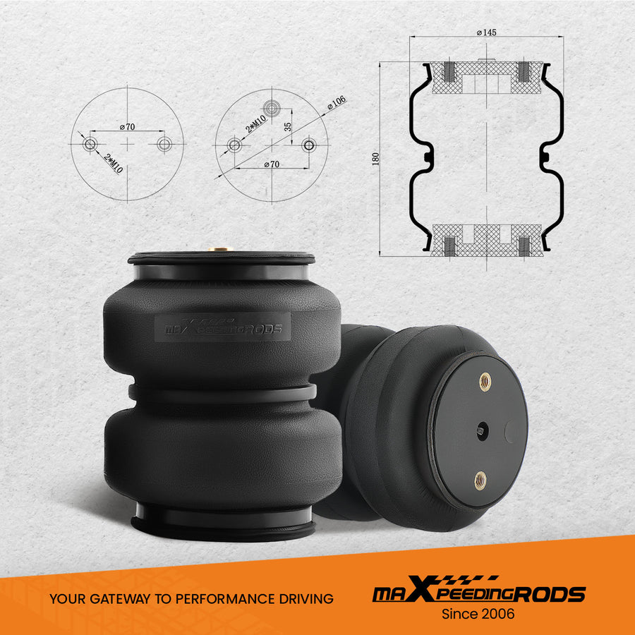 Air Spring Helper leveling Kit compatible for Ford F250 F350 compatible for Super Duty 2017-2019 5000 lbs