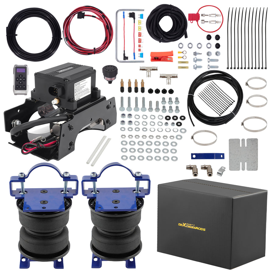 Air Suspension Kit+Wireless Air Controller Kit compatible for Chevy Silverado 2500 2001-10
