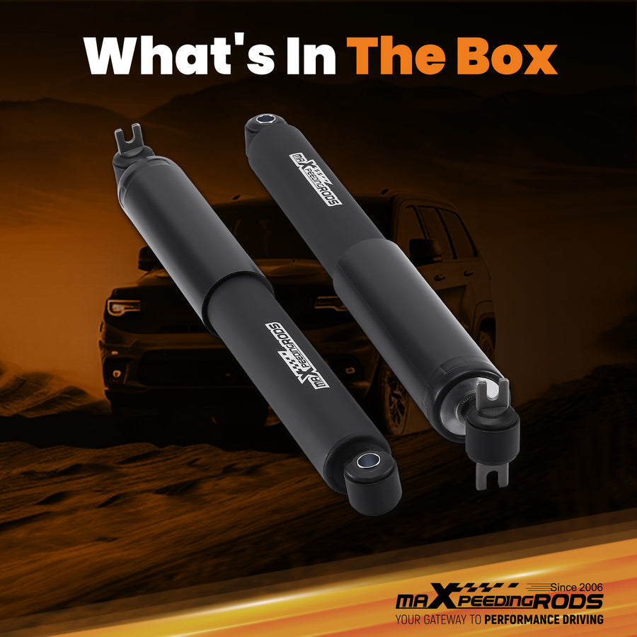 7-8 Rear Drop Shocks compatible for Chevy GMC C1500 1988-1998 2WD