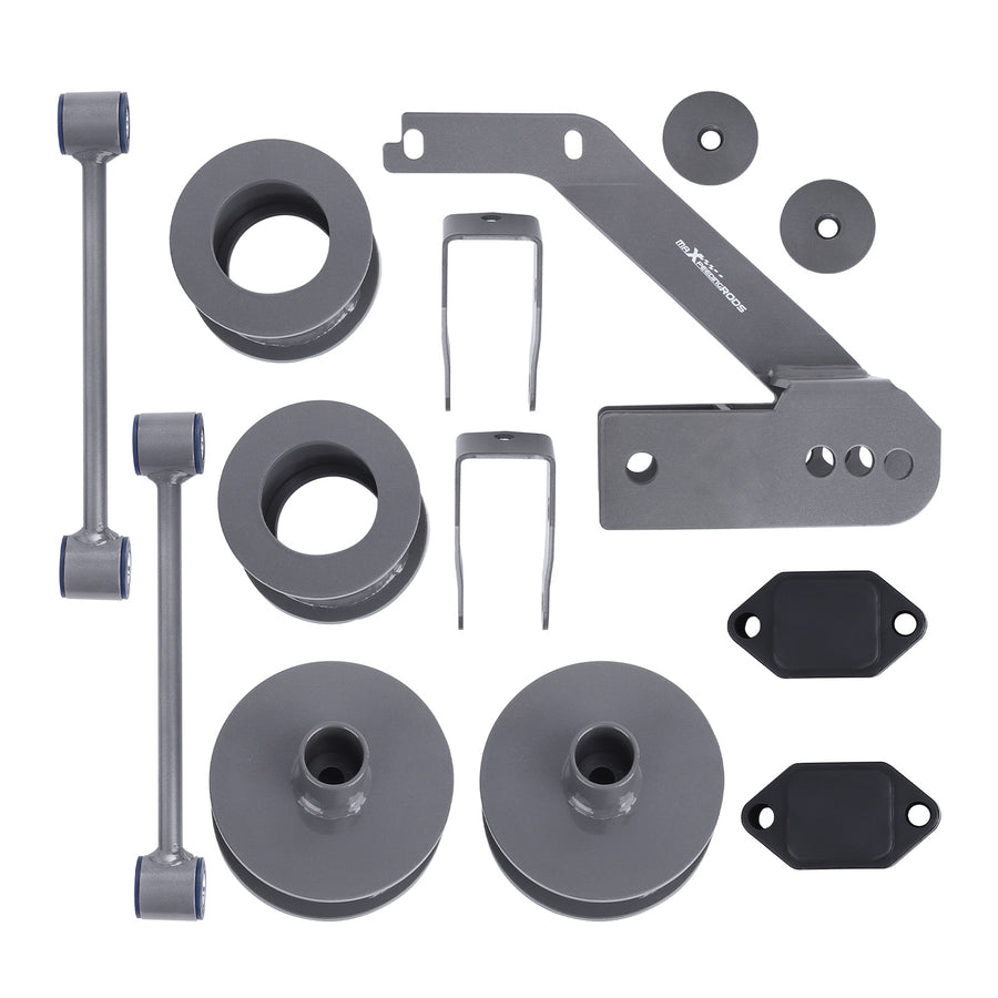 Front 2.5Rear 2 Leveling Lift Kit compatible for Jeep Wrangler JK 2007-2018