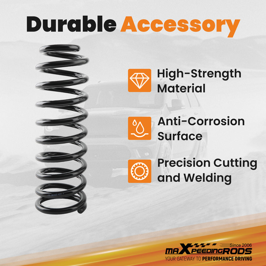 3.25 Lift Kit compatible for Jeep Wrangler JK 4-Door 2007-18 Coil Springs Shocks Bracket