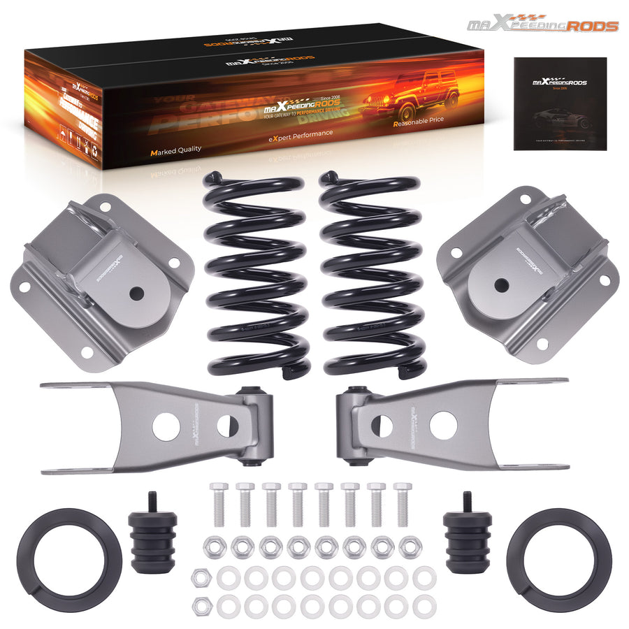 2 3 4 Drop Lowering Kit compatible for Dodge Ram 1500 2WD 1994-1999 Coil Spring