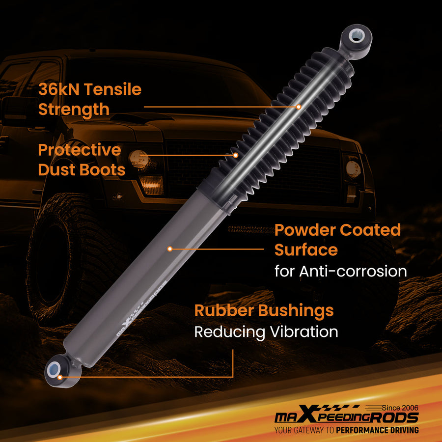 Rear Shocks compatible for Chevy Silverado Sierra 1500 99-06 Fit 0-2 Lift