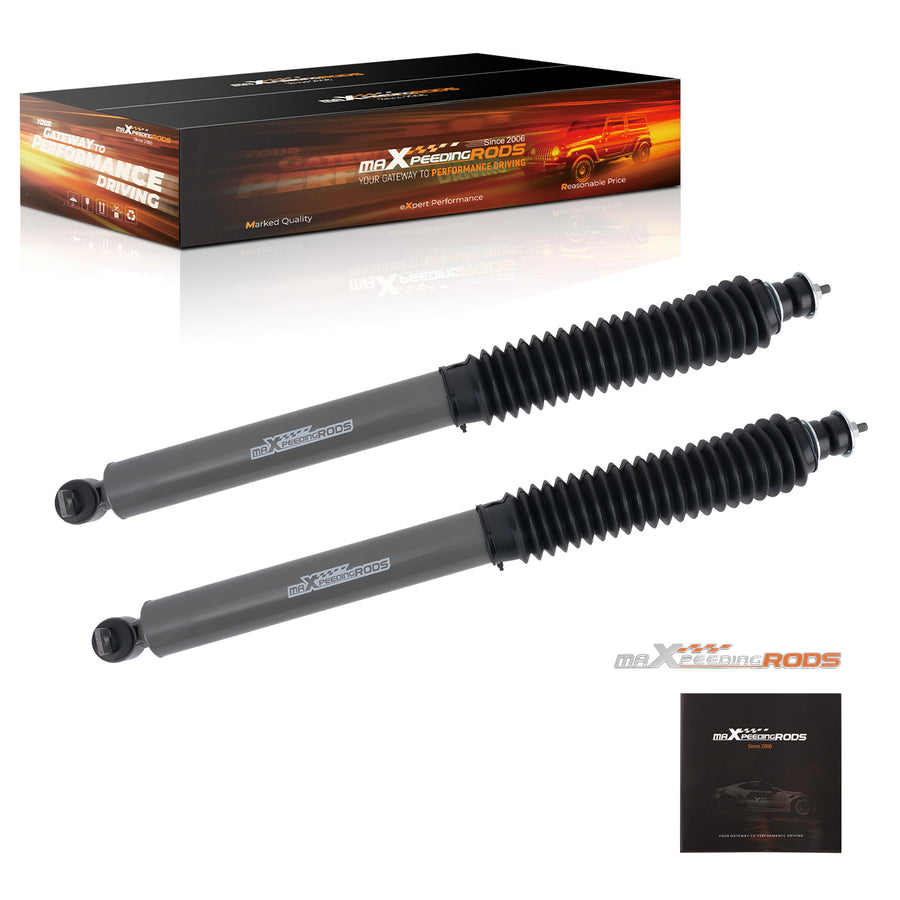 5-6.5 Lift Front Shock Absorbers compatible for Jeep Wrangler/Cherokee 84-06 Powder coated