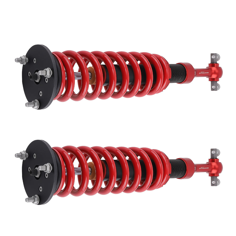 2 Adjustable Front Lift Struts compatible for Ford F-150 4WD 2014-2025 Monotube Suspension