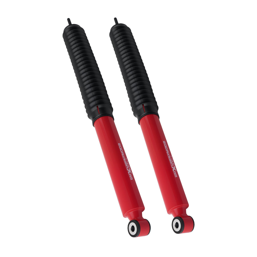 Front Rear Monotube Lift Shock compatible for Jeep Wrangler 2007-2018 1.5-3 Lift 4WD 2WD