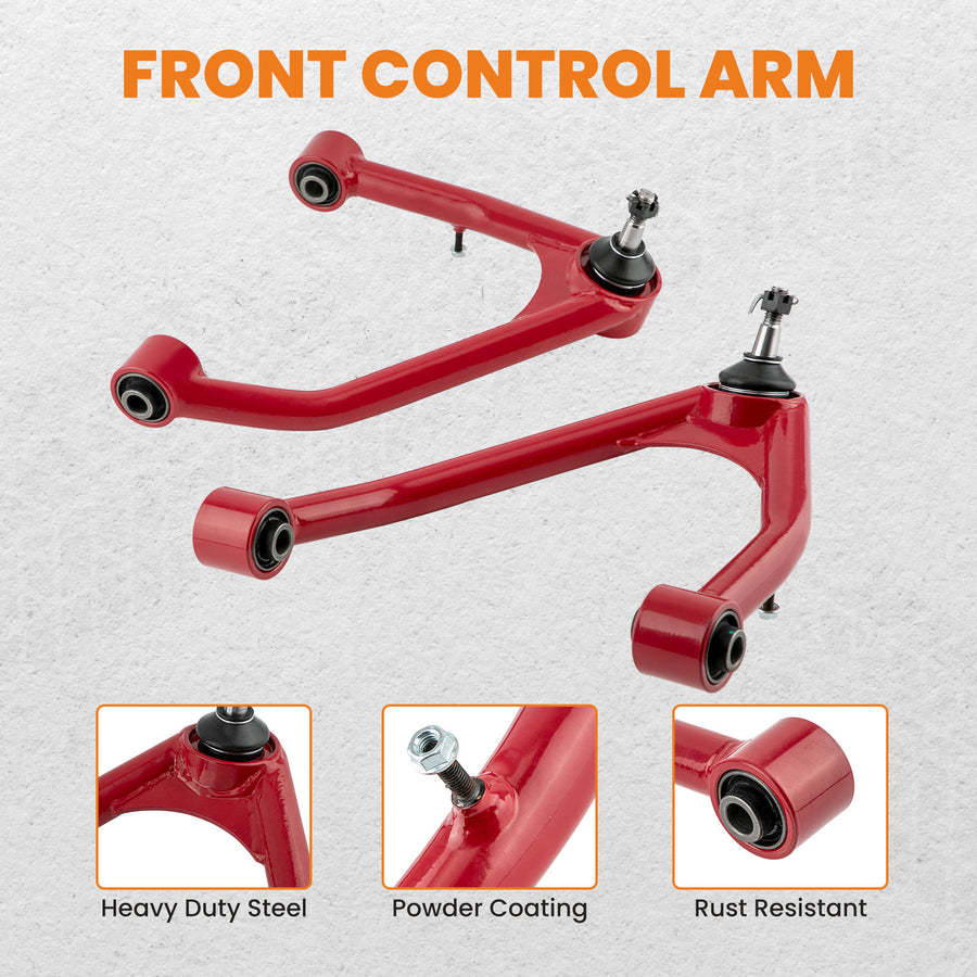 Front 3.5 Leveling Lift Kit w/ Upper Control Arms compatible for Chevy Tahoe 2007-2014