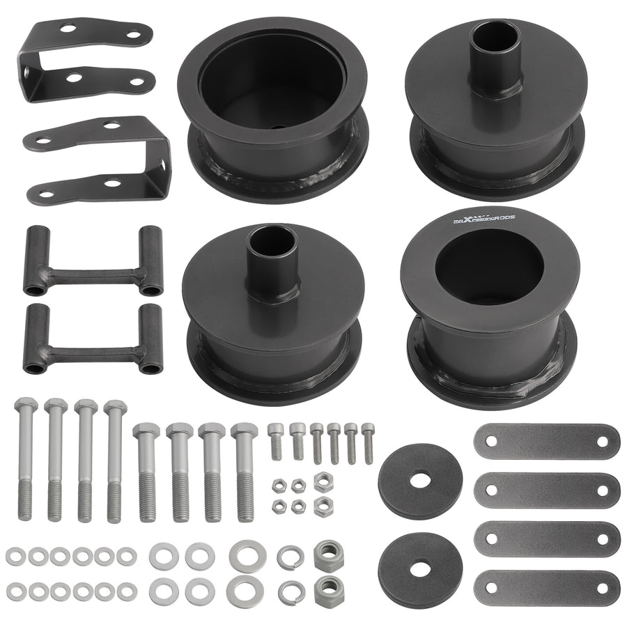 3 Front 3 Rear Lift Leveling Kitfor compatible for Jeep Wrangler JK 2007-2018 Shock Extend
