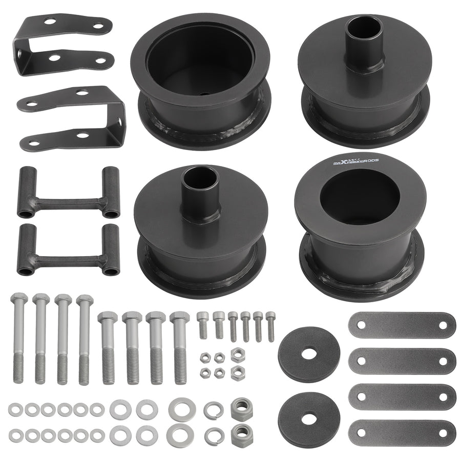 3 Front 3 Rear Lift Leveling Kitfor compatible for Jeep Wrangler JK 2007-2018 Shock Extend