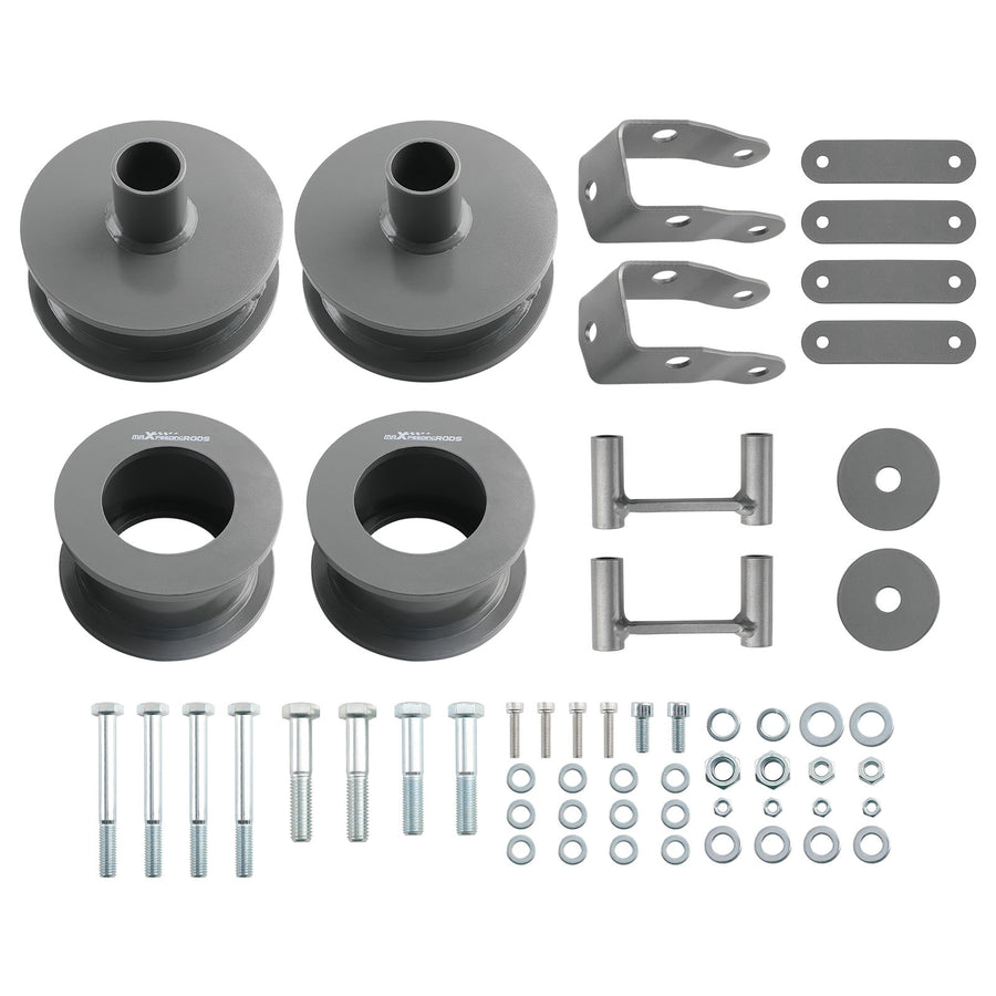 2.5 Front 2 Rear Leveling Lift Kit Set Extender compatible for Jeep Wrangler JK 2007-2018