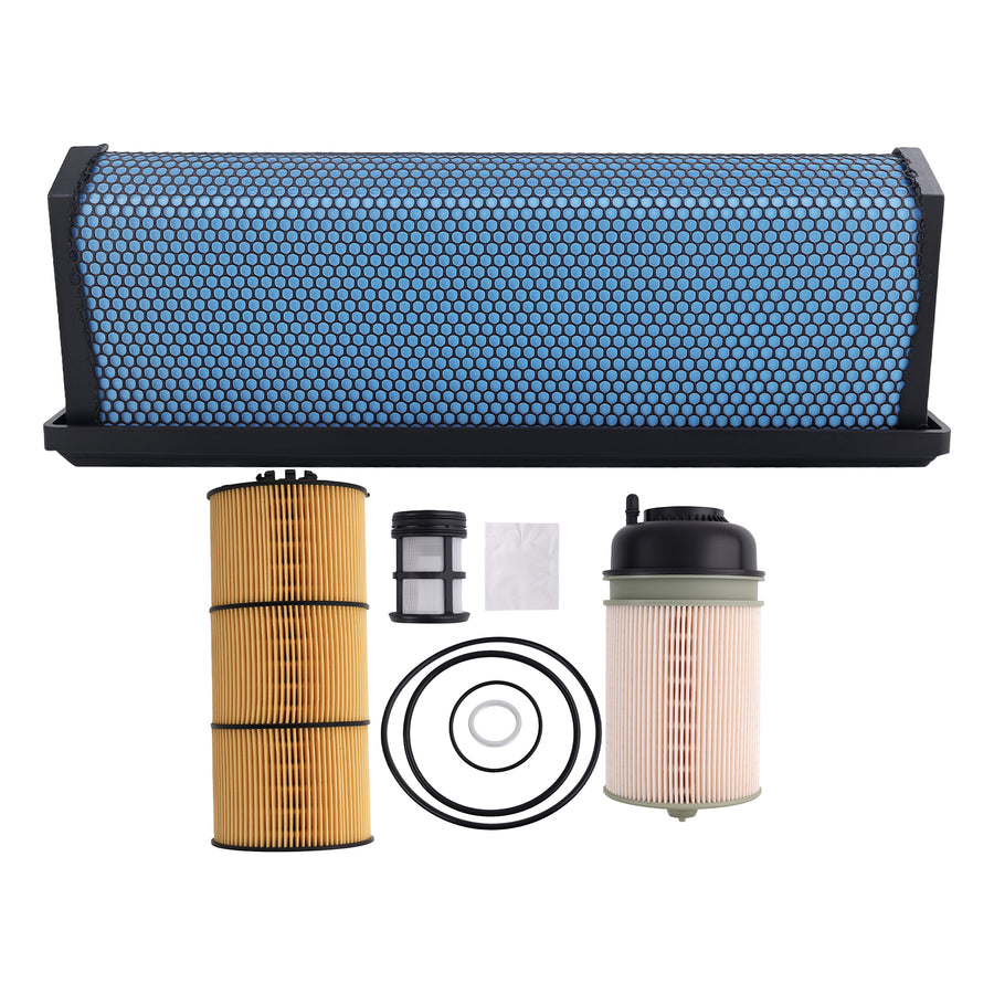 AirOilFuel Filter Kit compatible for Freightliner DD13 DD15 DD16 engine P551005
