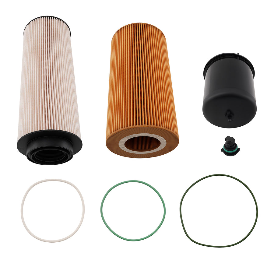Engine Oil Filter Kit for MX-13 EPA13 1948921 1922496 Fuel Filter Set New