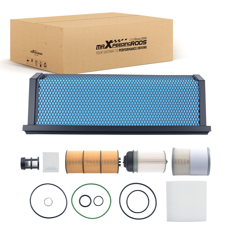Engine Air Filter Kit compatible for Freightliner Cascadia DD13 DD15 DD16 AF27879 PF9908