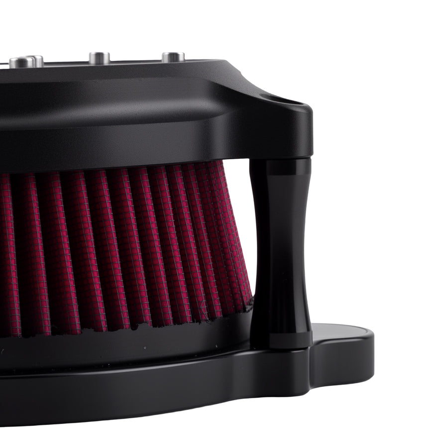 Red Air Cleaner Filter Aluminium compatible for Harley Touring Road Street Glide 2008-2016