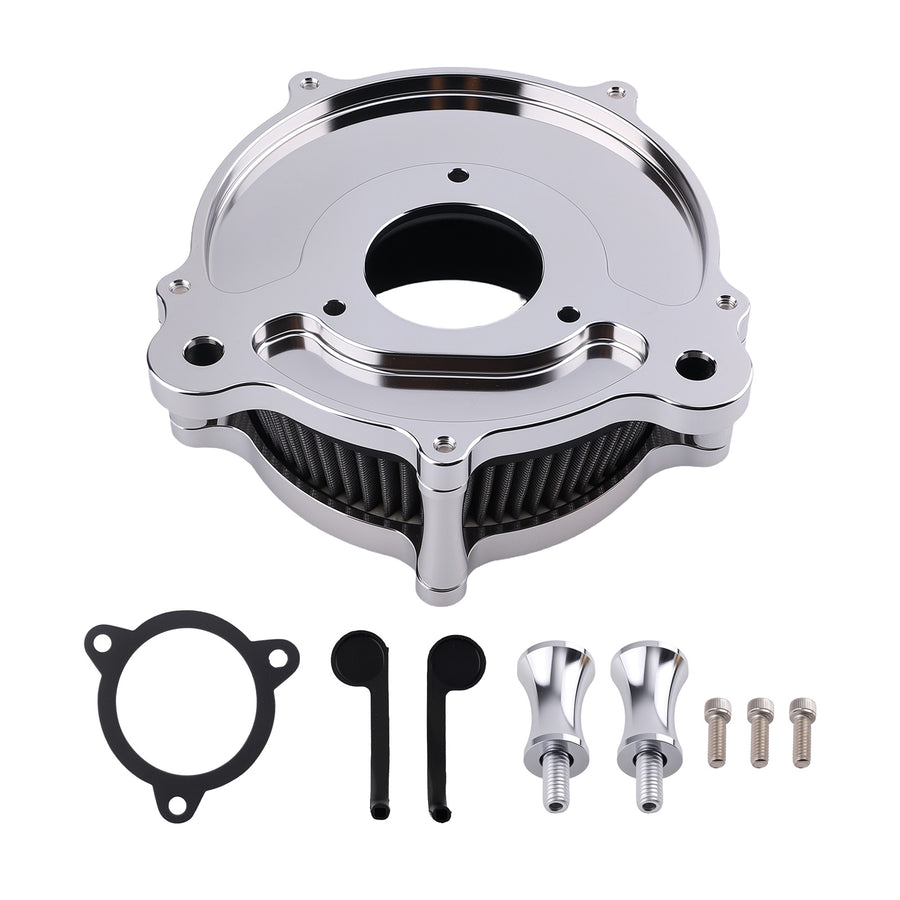 Air Cleaner Filter Aluminium compatible for Harley Touring Street Glide 08-16 Softail 16-17