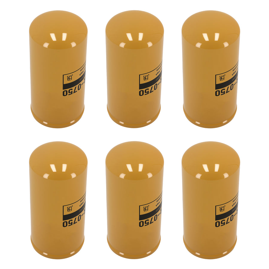 6PC Diesel Filter compatible for CAT 3114/3116 Engine BF7633 Easy Install Pack