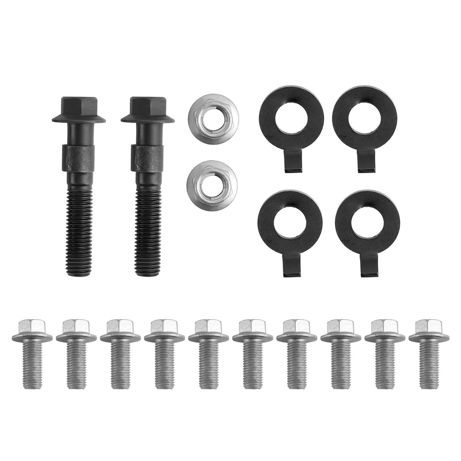 Front 2.5 Rear 3 Lift Kit+Adjustable Camber Arm Bolt compatible for Honda CRV 2002-2006
