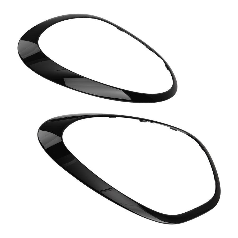 Black Front Headlight Cover compatible for Mini Cooper Countryman 1.6L 2011-16 MC2506102
