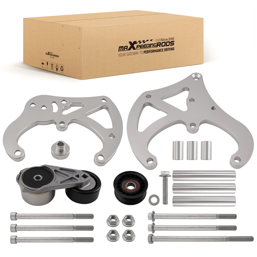 A/C Air Conditioner Compressor Bracket Kit For LS Truck R4 SUV LS3 compatible for Camaro