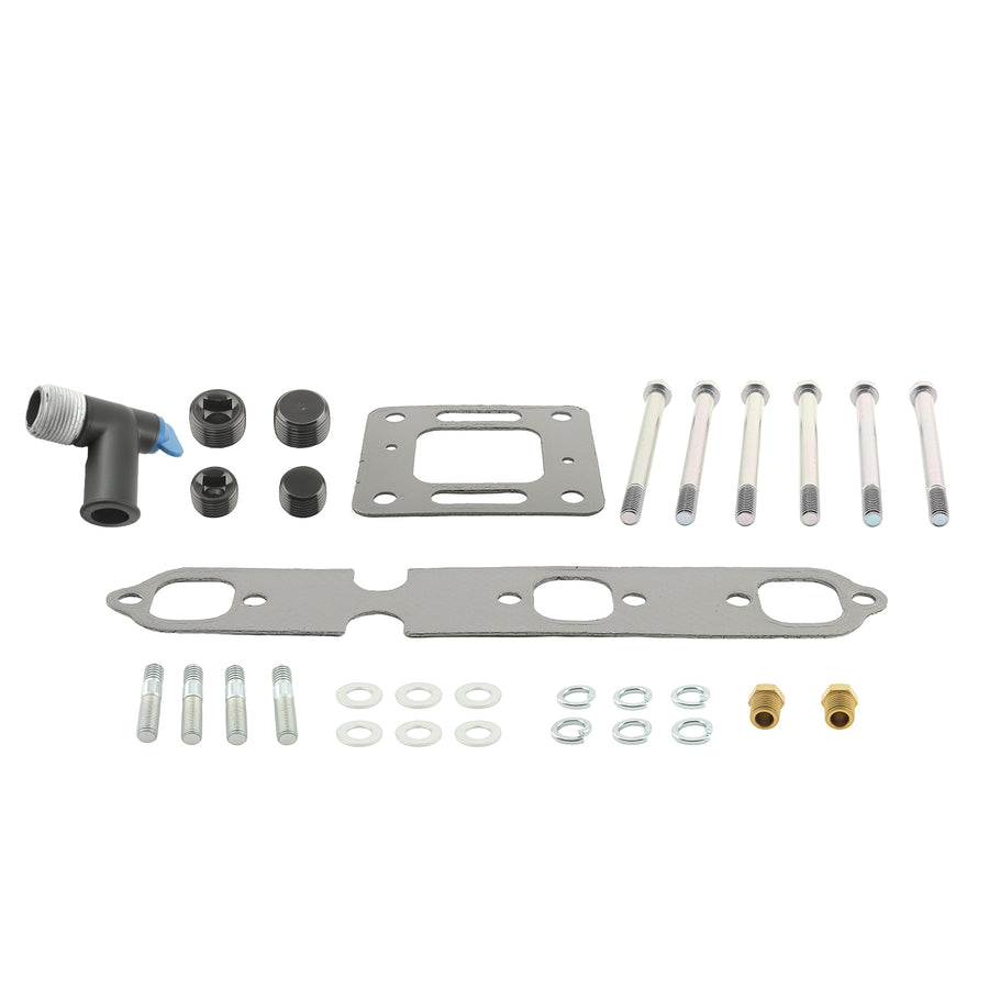 Marine Exhaust Manifold W/Gasket compatible for MerCruiser GM V6 175 185 205 262 4.3L