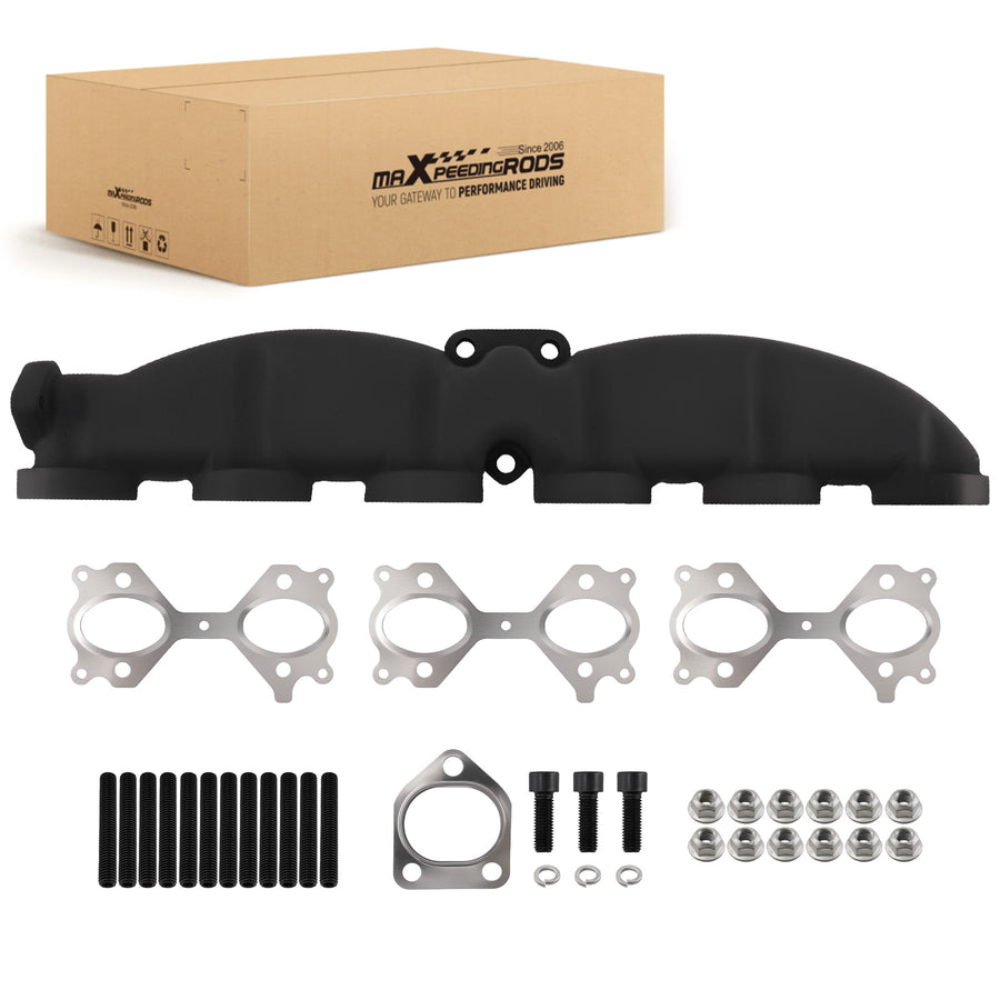 Compatible for BMW m57n Exhaust Manifold Iron E60 E61 E65 X5 2.5d 325d 330d 525d 530d