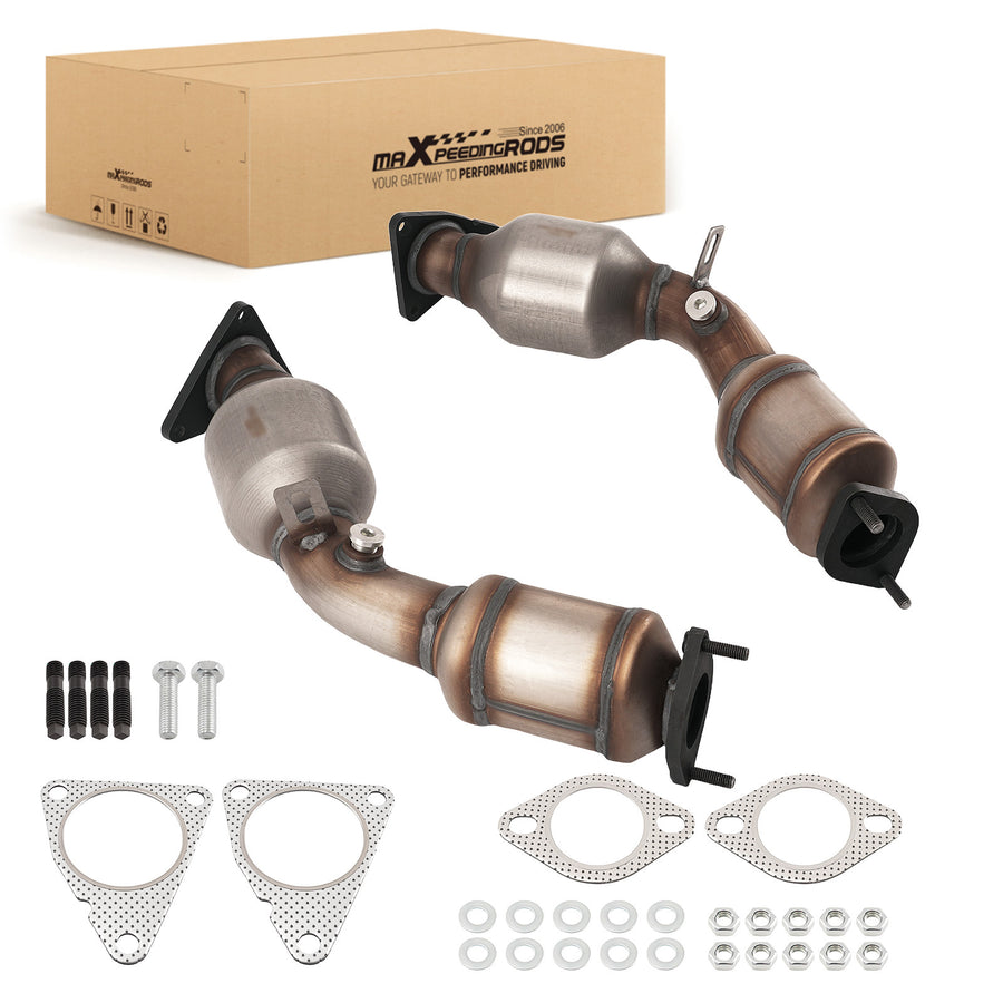 2PCS Catalytic Converter W/Gasket Compatible for Nissan 350Z 3.7L 2007-2013 LeftRight
