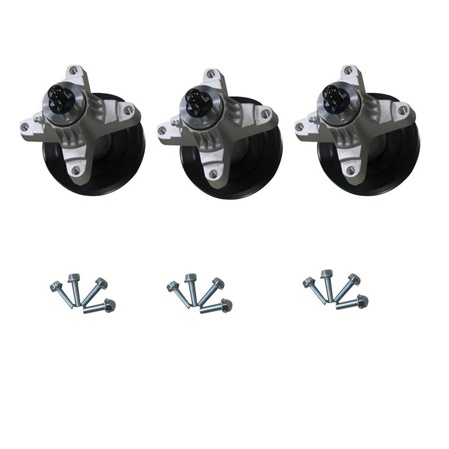 3 Pack Spindle Assembly Compatible for Cub Cadet 50 Deck 918-04125 918-04125B 918-04125C