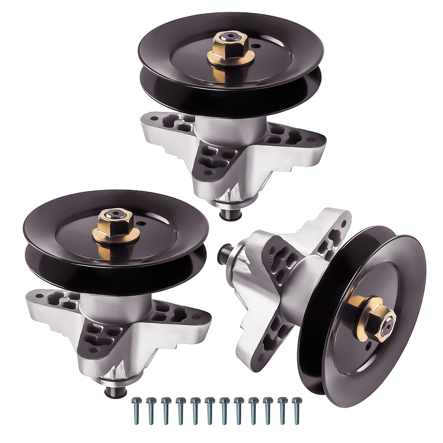 3 Pack Spindle Assembly Compatible for Cub Cadet 50 Deck 918-04125 918-04125B 918-04125C
