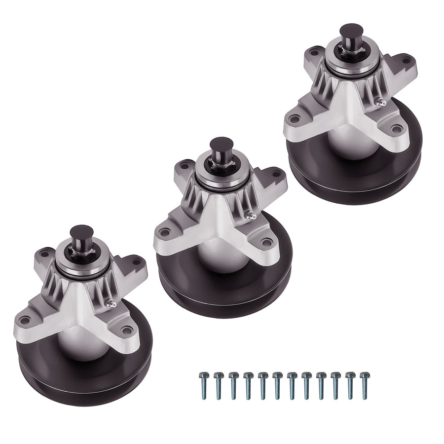 3 Pack Spindle Assembly Compatible for Cub Cadet 50 Deck 918-04125 918-04125B 918-04125C