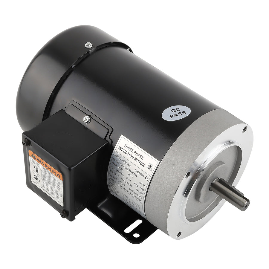 1HP Air Compressor Electric Motor 1800RPM 3.8A/1.9A 56CFrame 5/8 Shaft TEFC