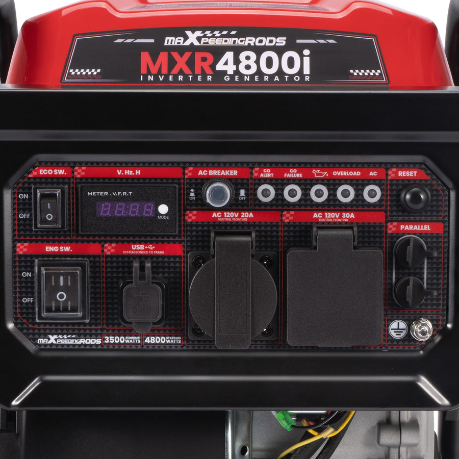 4800W Peak 3500W Rated Portable Generator with Low Oil Alert Parallel Ready