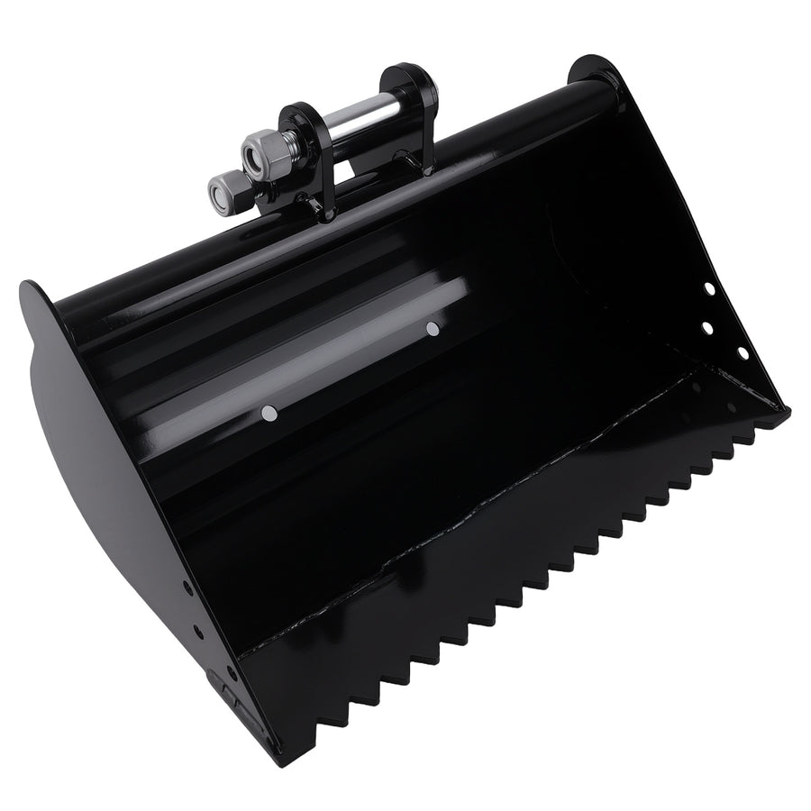 600mm Plain Bucket Grading Flat Attachment compatible for Mini Excavator Digger Flat Bucket