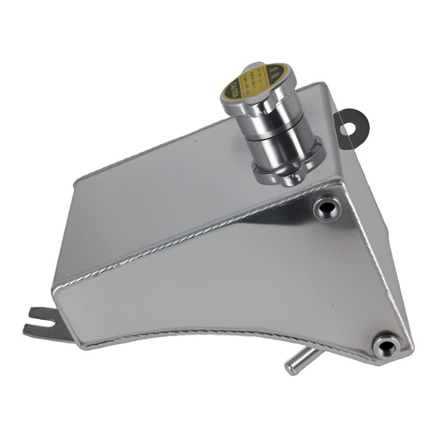 Aluminium Radiator Coolant Overflow Water Tank compatible for Nissan 240SX S13 S14 S15 88-94