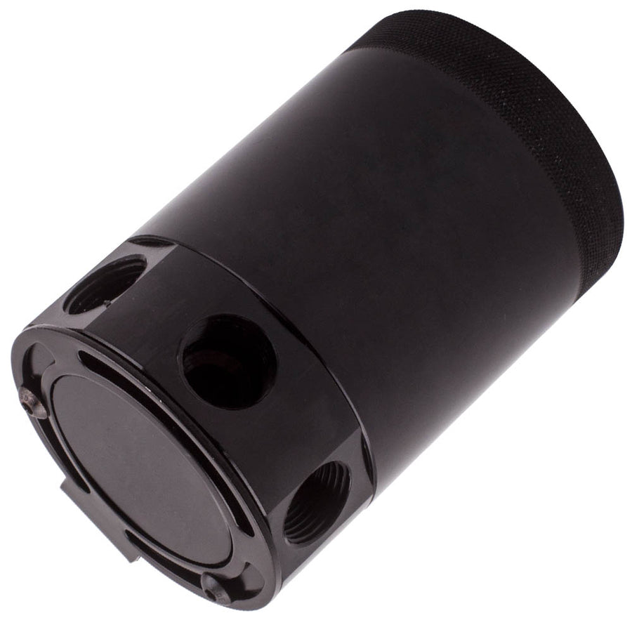 Universal Auto Racing Baffled 3-Port Oil Catch Can/Tank/Air-Oil Separator Kit