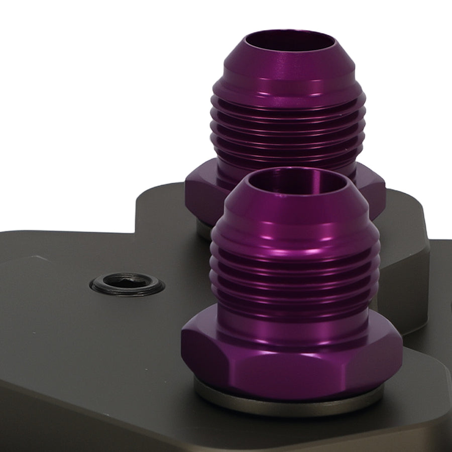 Aluminium Oil Filter Sandwich Adapter AN10 compatible for VW Audi EA113 Engine Purple