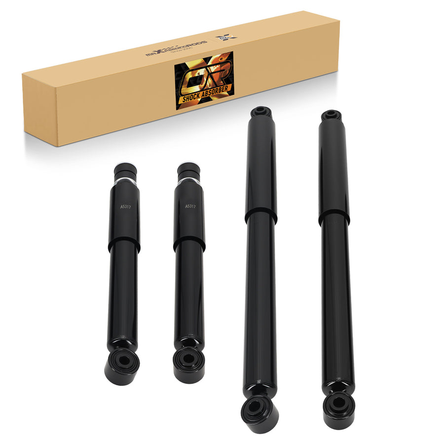 Front Rear Strut Shock 37164 Compatible For Chevrolet Silverado GMC Sierra 2500 HD 2001-10
