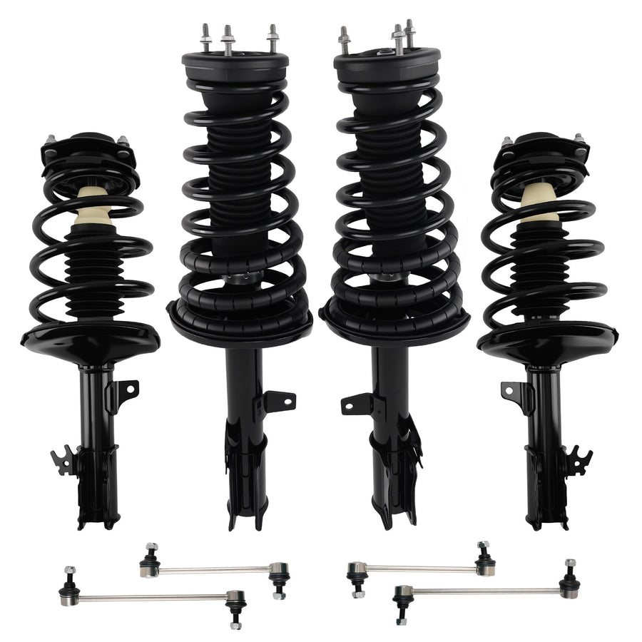 8pcs Front Rear Struts Sway Bar Links compatible for Toyota Avalon Solara compatible for Camry Lexus ES300