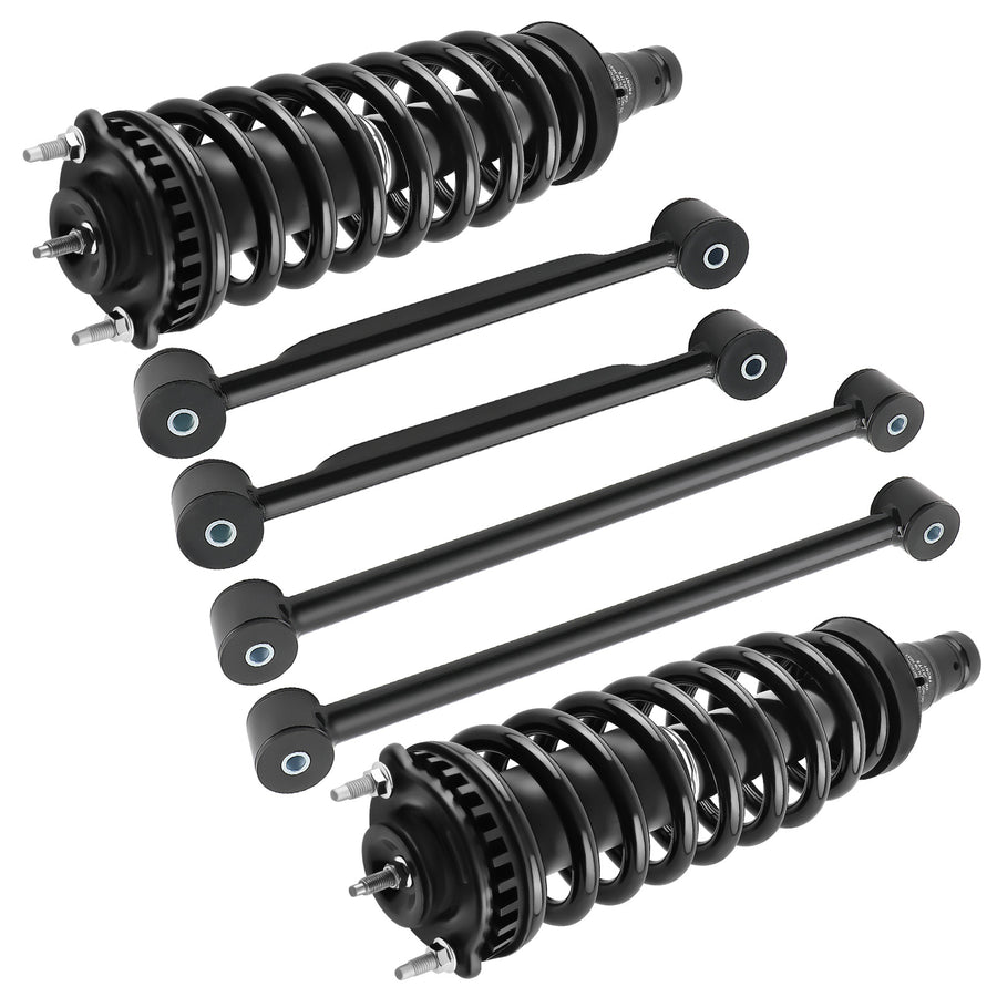 Front Complete Struts w/ Control arms For 2002-2009 compatible for Chevy Trailblazer compatible for GMC Envoy
