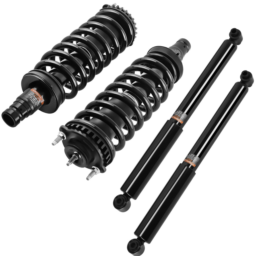 Front Struts w/ Spring Rear Shocks Absorber For 2002-2009 compatible for Chevrolet Trailblazer
