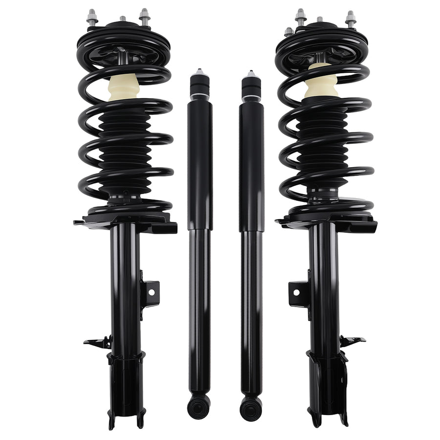 Front Rear Complete Shocks Struts Coil Spring compatible for Ford Escape 2008-2012