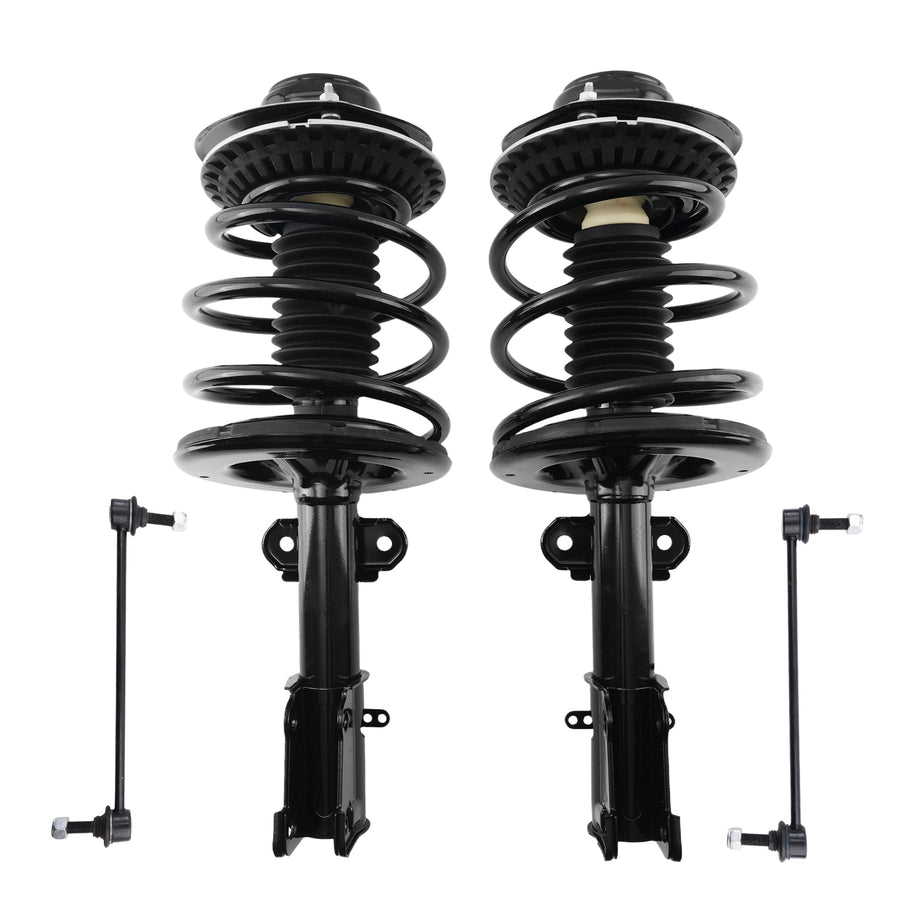 Front Strut Spring Sway Bar End Link Assembly compatible for Dodge Caravan 2001-2007