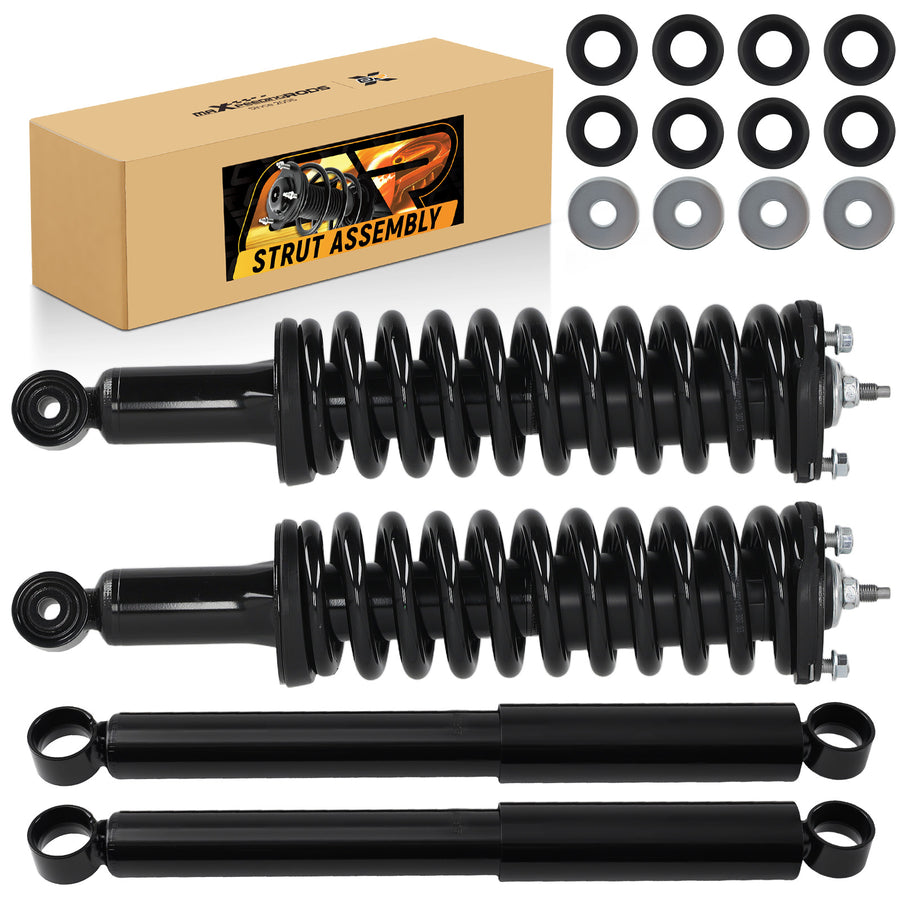 Front StrutsRear Shock Absorbers Compatible for Toyota Tacoma 1995-2004, Complete Struts with Coil Spring Assembly
