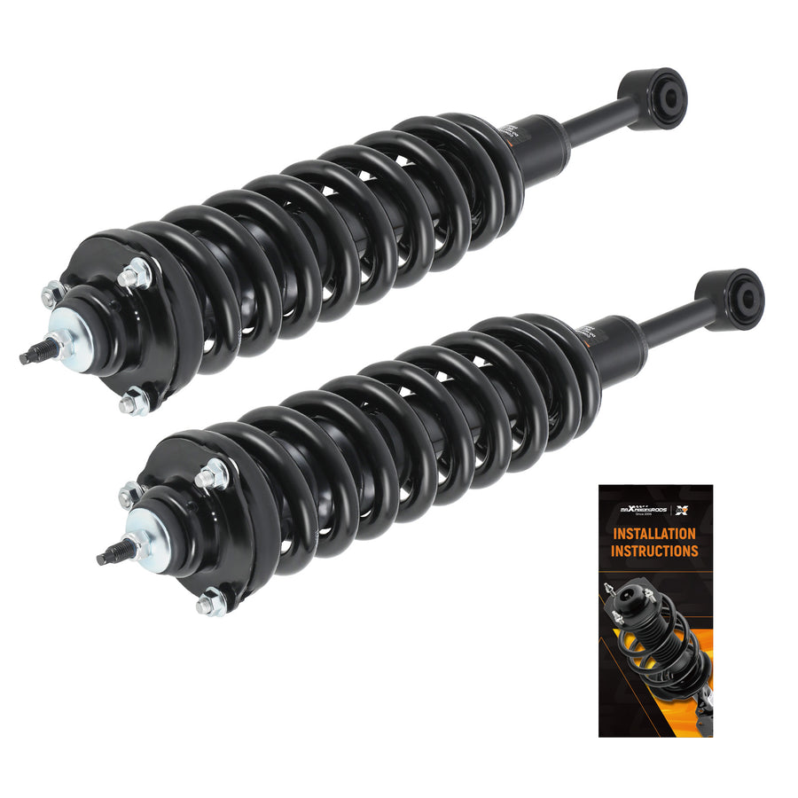 Pair Front Struts w/ Coil Spring Assembly compatible for Toyota 4runner FJ Cruiser compatible for Tacoma